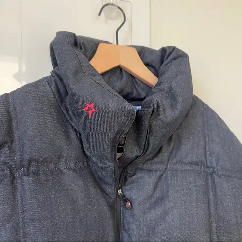 NWT PERFECT MOMENT Nevada Denim Ski Jacket in Rinse Blue Size L