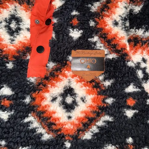 Home Free Ohio Sherpa Teddy Pullover Sweatshirt
Size Small
The Buckeye State Orange