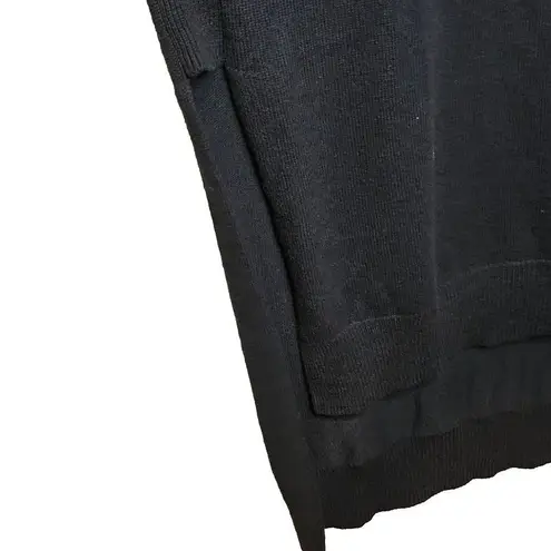 LOGO By Lori Goldstein LOGO Lori Goldstein Sleeveless Sweater Dress Black Knit Tunic Midi Plus Size 1X