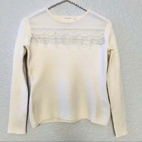 Elie Tahari |Wool Long Sleeve Womens Small Sweater