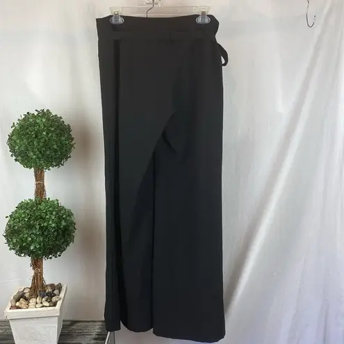 Cache  Black Wide Palazzo Leg Trouser Pants 6