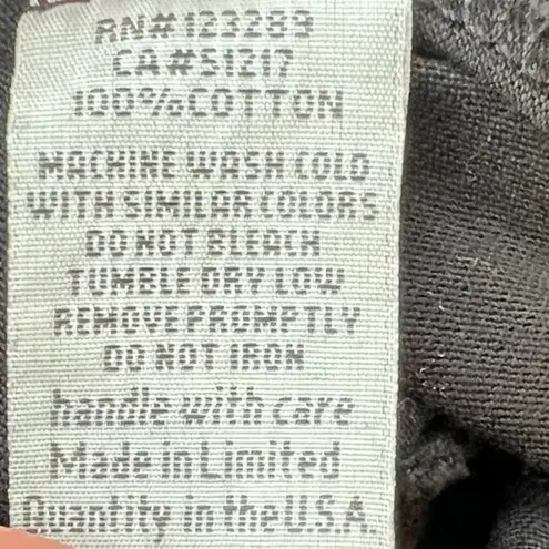 Michael Lauren Walt Le Black High-Low Dress Cotton Sleeveless Size Large