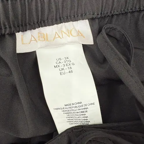 La Blanca Swim Shorts Size 3X NWT Black Plus Curvy All Around Resort Travel