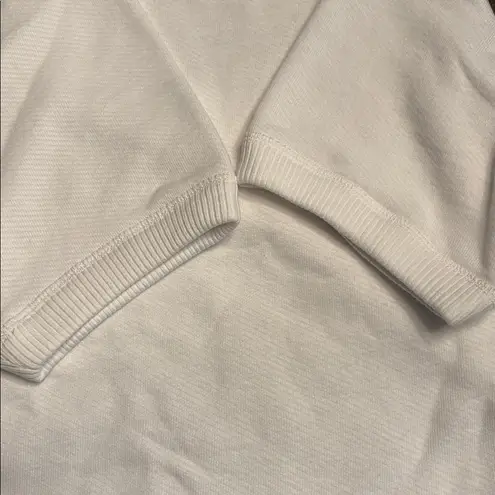 AG Adriano Goldschmied  women’s cropped sweatshirt tee white Size S NWOT