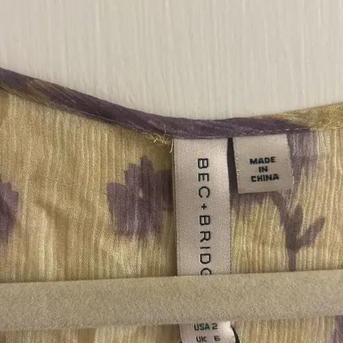 Bec & Bridge ✨ Bernadette Floral Viscose Maxi Sz 2 Dress✨