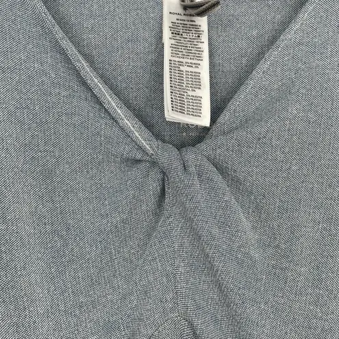 Royal Robbins Womens Gray Sleeveless Quiet Luxury Knot A-Line Casual Dress XS