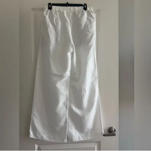 Aritzia •  • Wilfred Cruise Linen Lodge Pants White Medium Wide Leg