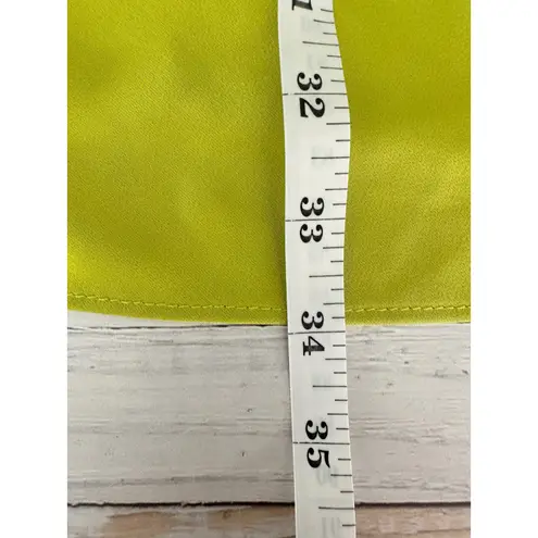 Rumored Meadow Slip Mini Dress Citron Size Large