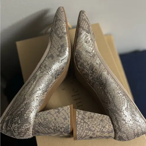 Gentle Souls By Kenneth Cole Dionne Pump brown snake print