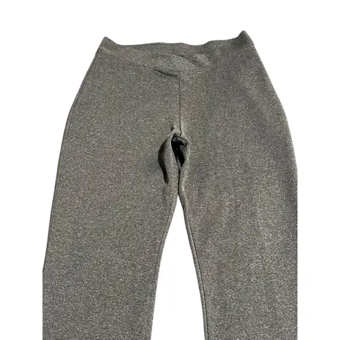 Poetery Flared Leggings Womens Size Medium Gray Heathered Stretch Yoga Pants