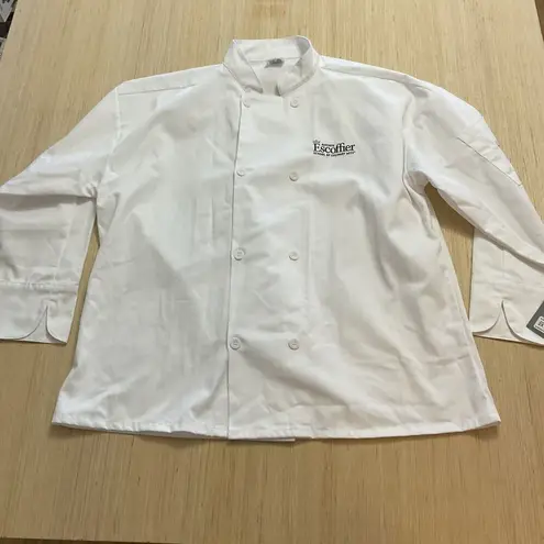 Mercer Culinary Chef Jacket White Unisex Trad Buttons Aug Escoffier Size 2X NEW