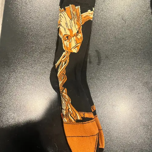 Marvel Bundle of 5 Pairs of Groot Socks One Size Fits Most High Socks