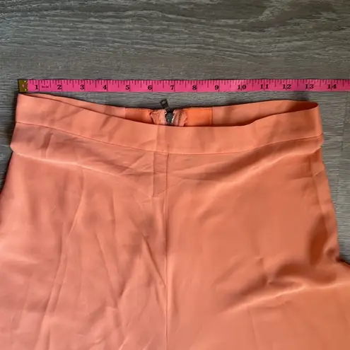 Alice + Olivia  silk High-Waisted Wide-Leg Culotte Pants 4