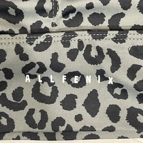 All Fenix Charcoal Leopard Jagger Long Bra