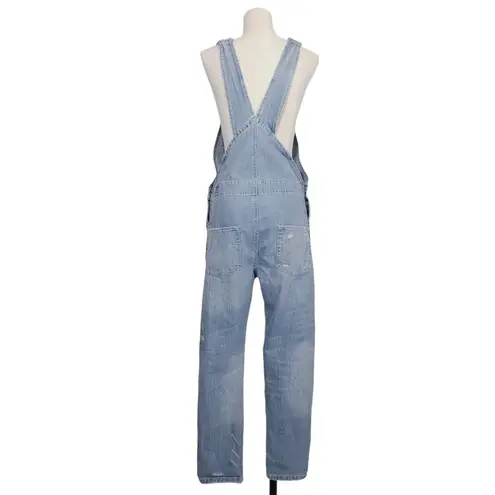 ASOS  Distressed Ripped Denim Overalls Light Blue Sz 28