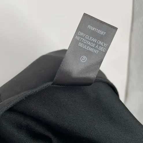 Jason Wu Black Belted Crop Wide Leg Trouser Pants Size 6 NWT $450