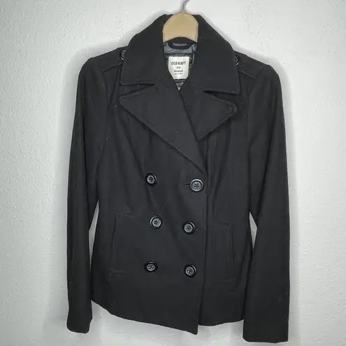 Old Navy  Wool Blend Coat Black