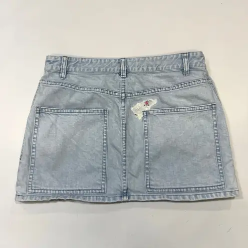 Tibi Light Blue jeans Mini Skirt size 27