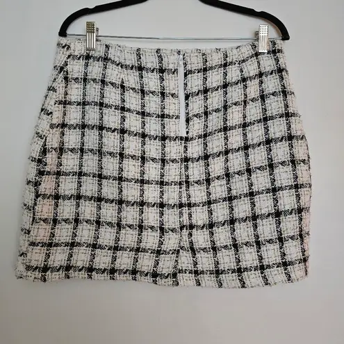 Windsor Plaid Princess Tweed Mini Skirt