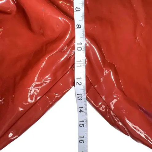 Commando NWOT Control Sienna Faux Patent Leather Vinyl Dark Red Leggings SMALL