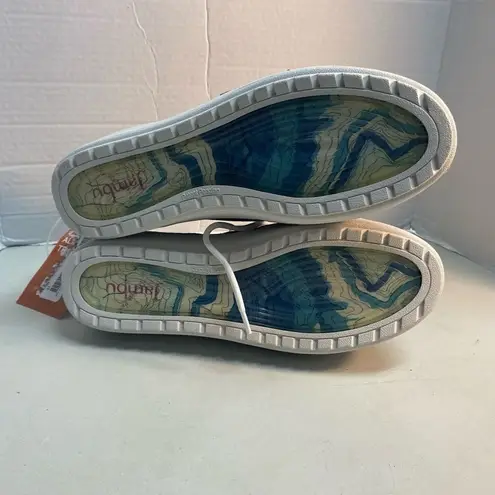 Jambu Jenny Knit All Terra Traction Sneakers Size 8.5 Blue Relax Foam Insole New