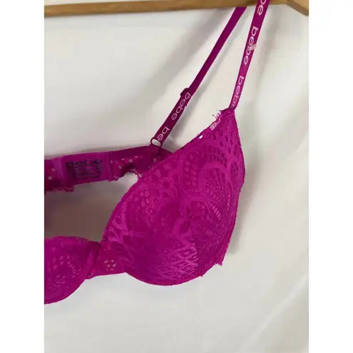 Bebe  Purple Lace Bra Size 36D