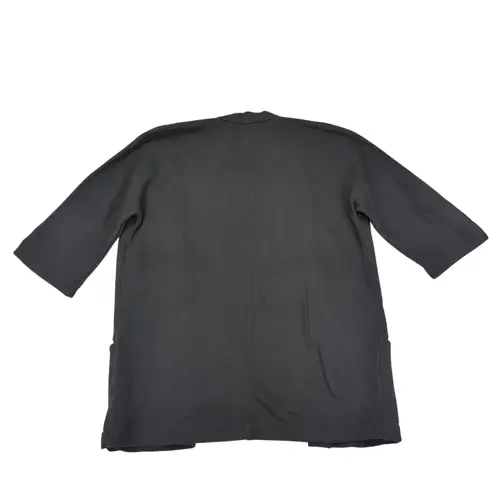 Wilfred Free Aritzia Cardigan Womens Small Black Open Front Sweater Knit Pockets