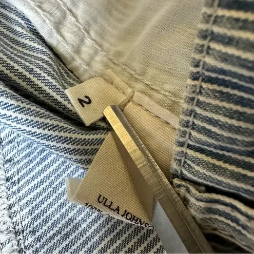 Ulla Johnson Tie Waist Railroad Stripe Jeans