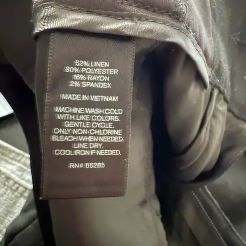 EXPRESS ‎ sz 6  black mom linen shorts