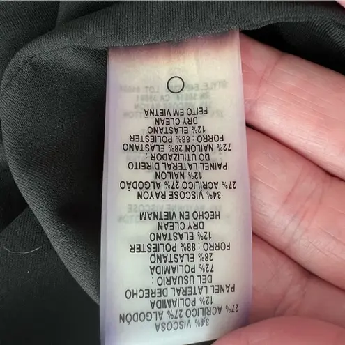 Elie Tahari TAHARI Navy & Black Textured Panel Kim Pencil Skirt Sz 6