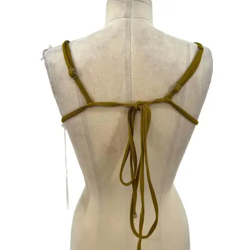 Vitamin A  Sol Bikini Top Matcha Variegated EcoRib Size 8‎ / Medium