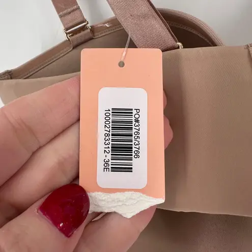 Thirdlove NWT 24/7 Classic Strapless Bra Microfiber Power Mesh Nude Size 36E