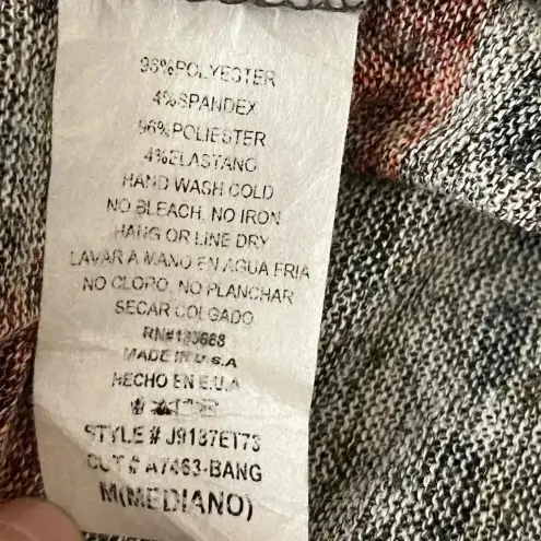 💥Multicolor Multi Print Long Sleeve Cardigan M Brown Size M