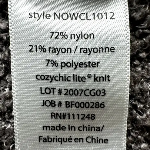 Barefoot Dreams CozyChic Lite Long Weekend Cardigan Sweater Pockets Ash Small