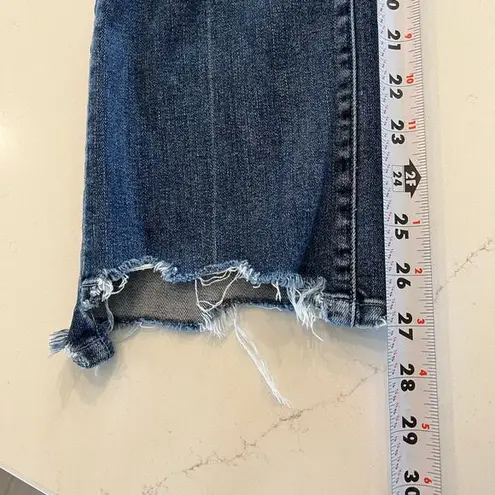 MOTHER Denim Mother The Insider Crop Step Chew in Dancing on Coals Size 26