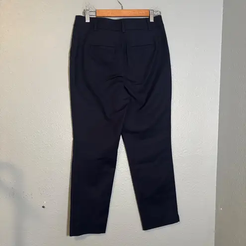 NWT Boden Mayfair 7/8 Straight Leg Trouser Navy Blue Size 6 Preppy Office Career