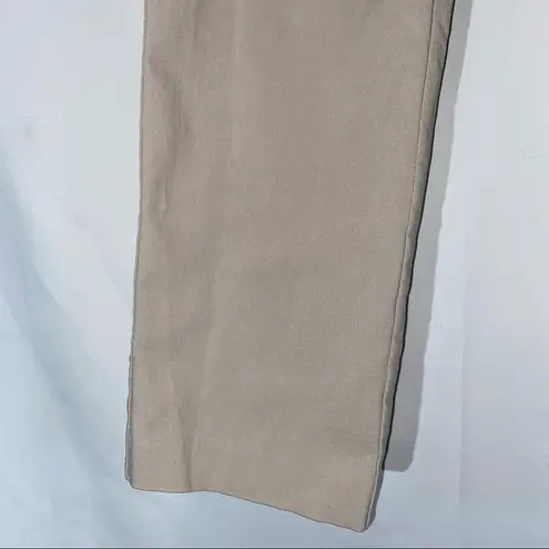 JM Collection Pull On Khaki Pants Medium