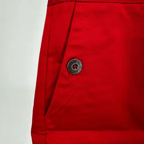 Brooks Brothers Red Cotton Stretch Twill Shorts size 16 NWT Pockets