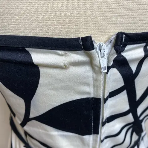 Black and White Sundress with Spaghetti Straps.