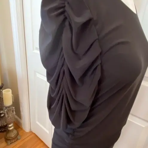 Guess NWT  Dress Black Tight Fitting from top all way to the hem line Size XL