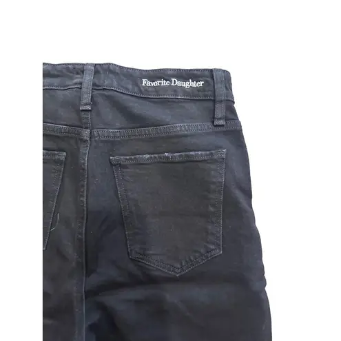 Bermuda FAVORITE DAUGHTER Black  Denim Shorts Size 27 NEW