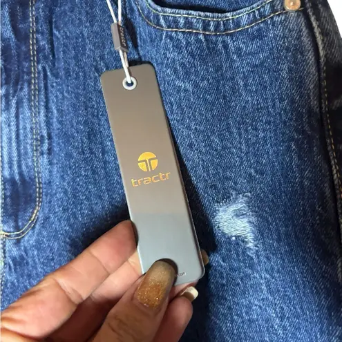 Tractr “High Rise Weekender” Distressed Jeans – Women’s Size 2/26 Blue