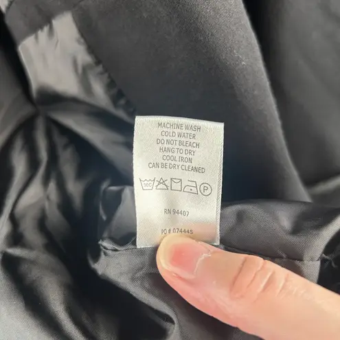 Travel Smith Women's Size 10 Black Stretch Satin Lined Blazer 3/4 Sleeve Work