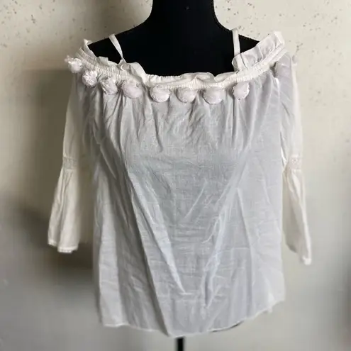#317 FIGUE The Anita Cotton Top White