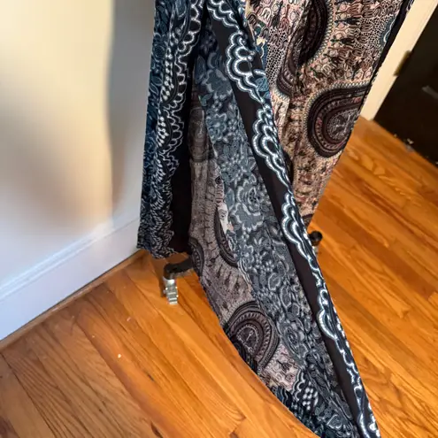 Boho Strapless Smocked Tube Top and Flowy Pants Set Multiple Size M