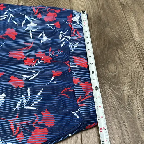 EP Pro NY High Rise Golf Skirt Floral Swirl Golf Skirt Skort Red Blue Size M Size M