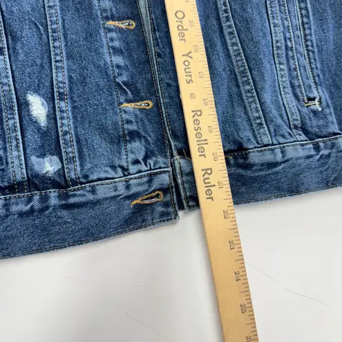 Pilcro and the Letterpress Jacket Womens Medium Donovan Pearled Embellished