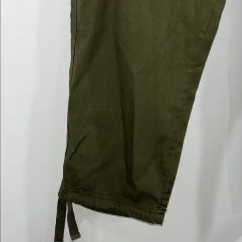 Jag jeans Green Cargo Pants with Adjustable Ankle Ties