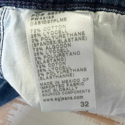 AG Adriano Goldschmied Stella Long Slung Palazzo Wide Leg Jeans Size 32 Blue