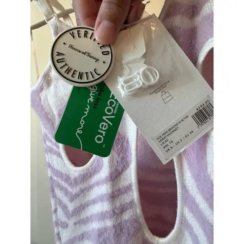 House of Sunny Groove Is In The Heart Hockney Midi Dress, Lavender Pink, XS, NWT Pink Size 2